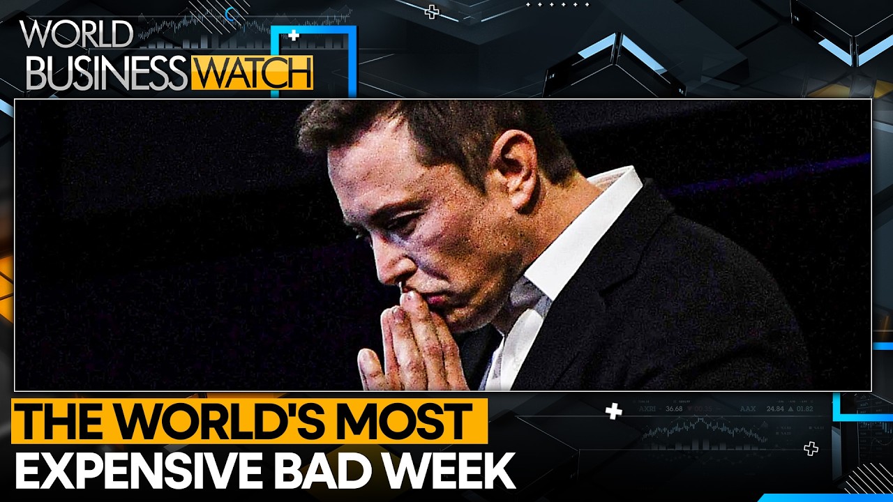 Elon Musk becomes first ever ex-trillionaire | World Business Watch | WION