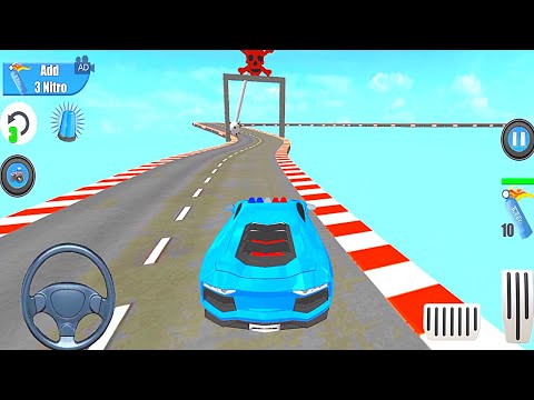 Impossible Police Mega Ramp Car Games - Police Car Racing Stunts 3D - Android Gameplay