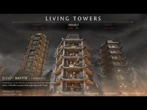 Mortal Kombat XL dragon fangs Goro juggle master living tower gameplay