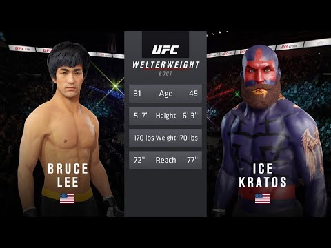 UFC 4 I Bruce Lee vs. Ice Kratos (EA Sports UFC 4)