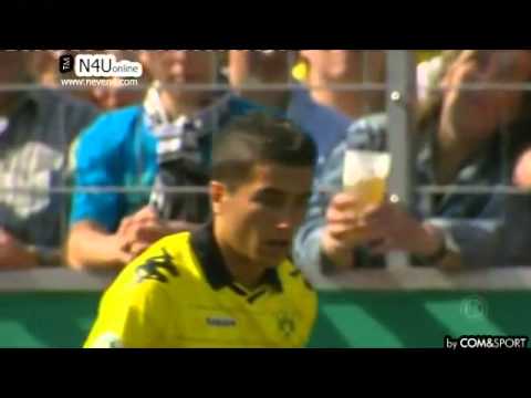 Burghausen vs BVB - Nevens Goal