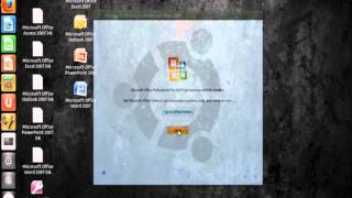 Ubuntu 11.04: Install Microsoft Office Easily Method 2 - W/Music