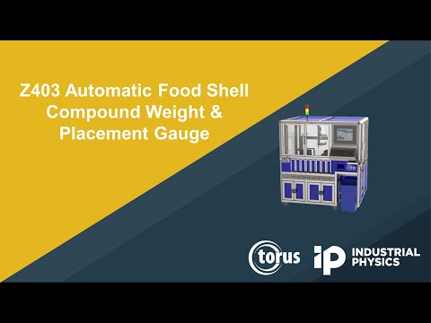Video do Medidor Automático de Peso e Posicionamento de Vedante para Shell de Alimentos Z403