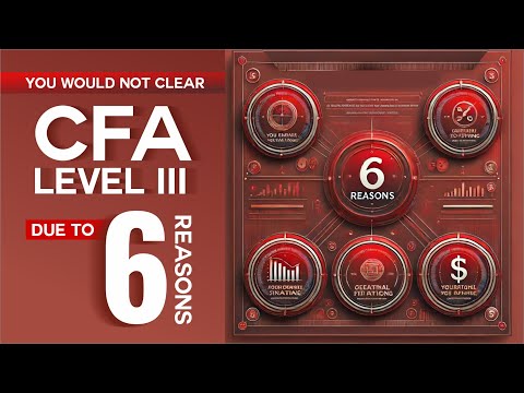 6 Secrets to Passing CFA Level III - Most Candidates Fail Because of These! #CFA #cfaexam