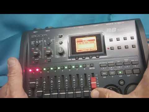 running a zoom r8 and studio mic on cb or ham radio. video #2