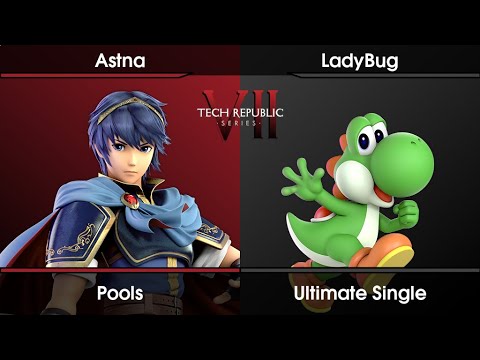 Tech Republic VII Pools - Astna (Marth) Vs. LadyBug (Yoshi) SSBU Ultimate Tournament