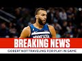 Rudy Gobert will not travel with team for play-in game at Lakers | CBS Sports