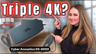 Cyber Acoustics DS-6000 Review — Triple 4K HDMI, 90W USB-C PD