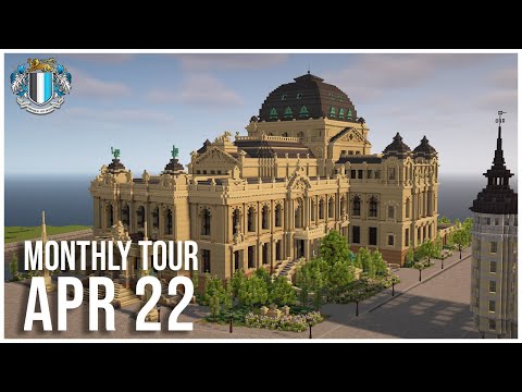 Royal Opera House & A New City Park - Minecraft World Tour (April 2022)
