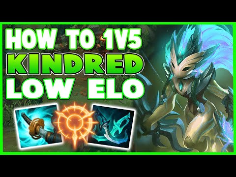 This Is How I 1v5 With KINDRED In Low Elo! How To Climb Low Elo As KINDRED - 10.8 League of Legends