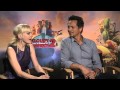 Benjamin Bratt Anna Faris CLOUDY WITH A CHANCE OF MEATBALLS 2 Interview