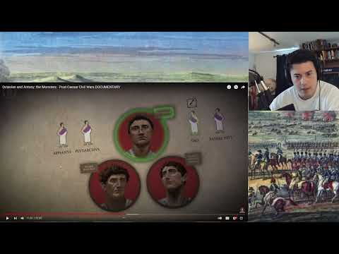 American Reacts Octavian and Antony: the Monsters - Post-Caesar Civil Wars