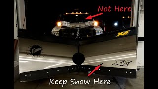 Fisher XV2 Deflector Install