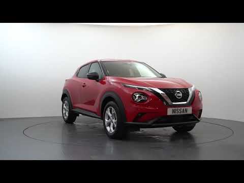 Stunning Nissan Juke 1.0 DIG-T 117 N-Connecta in Flame Red at Western and Barnetts Nissan