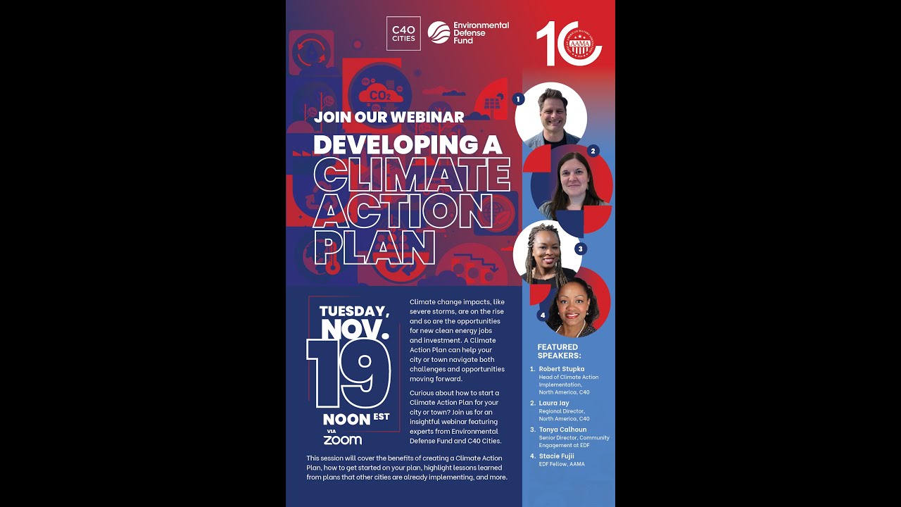 EDF Webinar: Developing a Climate Action Plan