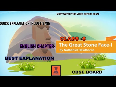 English chapter|| The Great Stone Face -1  ||CBSE Board ||Class-8•