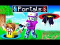 Using PORTALS To Prank My Friends In Minecraft! DEFAULT Thumbnail