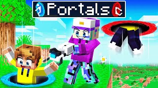 Using PORTALS To Prank My Friends In Minecraft! MQDEFAULT Thumbnail