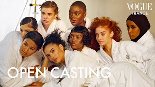 Me, a model? Never!: A behind-the-scenes look at the Open Casting | Vogue France