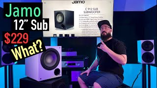 Jamo C912 Subwoofer, $229?  Can it make bass?