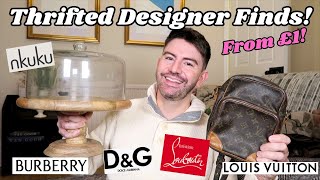 Thrifted Designer Luxury & Homeware Finds! & Coupert Money Saving | Mr Carrington
