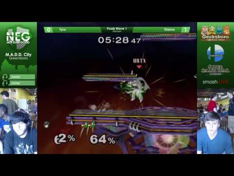 MADD City Greensboro Pool 2 W2 - Xianos (Marth) vs Tyro (Falco)