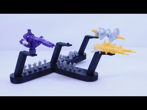 Transformers WFC Behold, Galvatron! Unicron Companion Pack Custom Stand Review