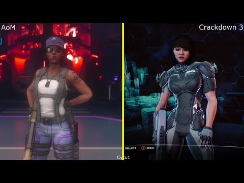Agents of Mayhem vs Crackdown 3 Xbox One Gameplay Comparison
