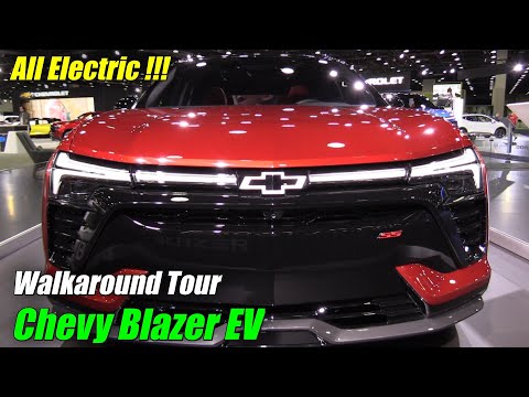 シボレーの電気自動車シボレー・ブレイザーの詳細動画