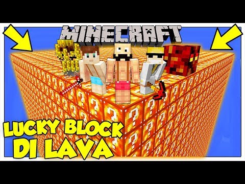 LA SFIDA DEI LUCKY BLOCK GIGANTI DI LAVA! - Minecraft ITA