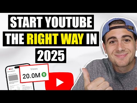 How To Start a SUCCESSFUL YouTube Channel For Beginners in 2025 (step by step)