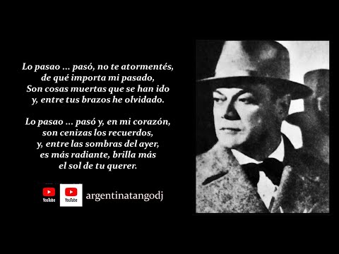 FRANCISCO CANARO & ERNESTO FAMÁ: LO PASADO PASÓ (TANGO CON LETRA DETALLADA)