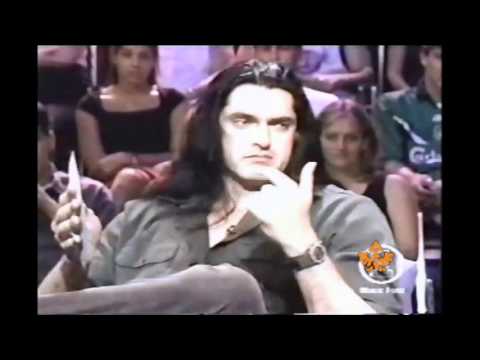 Peter Steele Yells at audience in interview