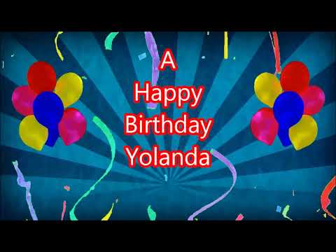 Yolanda Happy Birthday blue sunbeam