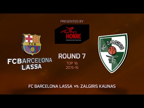 Highlights: Top 16, Round 7, FC Barcelona Lassa 92-86 Zalgiris Kaunas