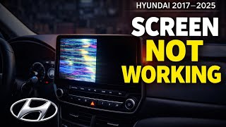 Hyundai Touch Screen Not Working Or Radio Screen Stays Black?