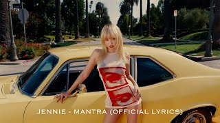 Download lagu JENNIE - Mantra | Lyrics Video| mp3 Download lagu JENNIE - Mantra | Lyrics Video| mp3