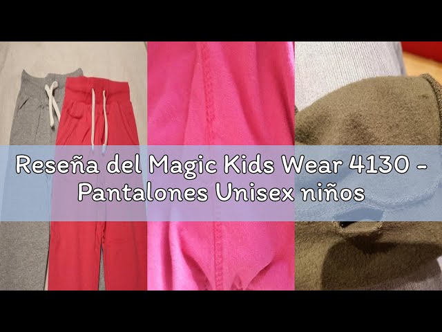 Vídeo relacionado con MAGIC KIDS WEAR 4130, Pantalones para Unisex niños, Black (106), 104