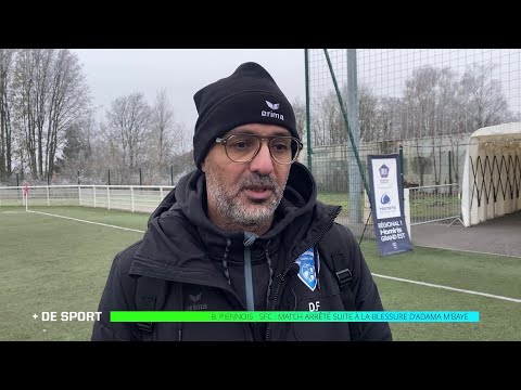 B. Piennois – SFC : match arrêté suite à la blessure d’Adama M’BAYE