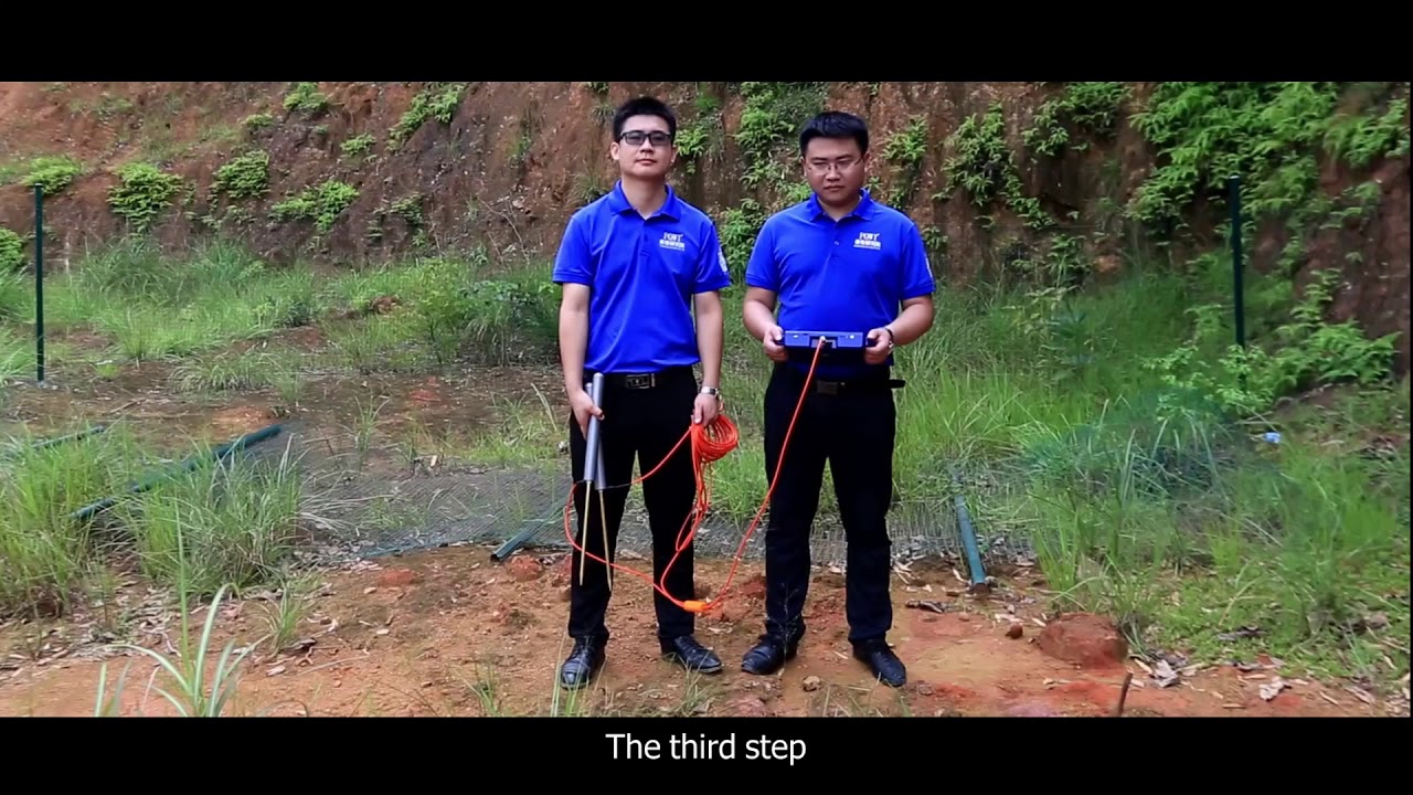 Operation Video of PQWT-S Underground Water Detector