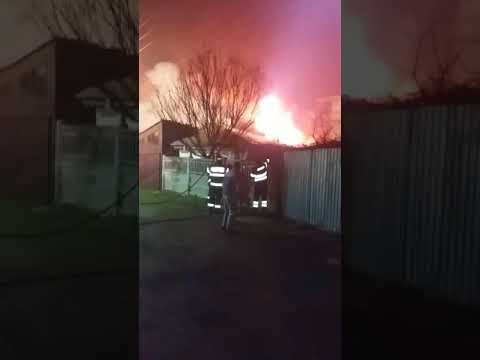 Incendiu strada Odessa - Braila