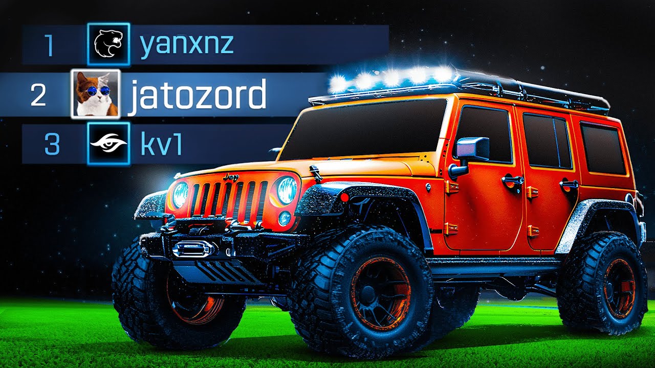 sou TOP 1 DO BRASIL com o NOVO JEEP no ROCKET LEAGUE??