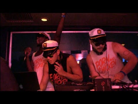 Q 87.7 Electric Yacht Party with Porn and Chicken and RENCARN8