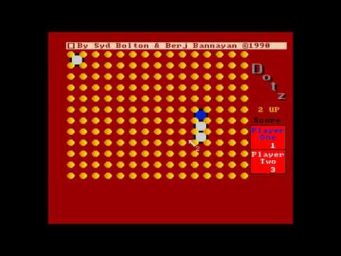 Dotz Video Game on the Amiga published on CU Amiga Magazine 1990