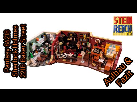 Pantasy 86218 Sherlock Holmes Apartment 221B Baker Street - Drucke, Lizenz & Gobricks Aufbau & Fazit