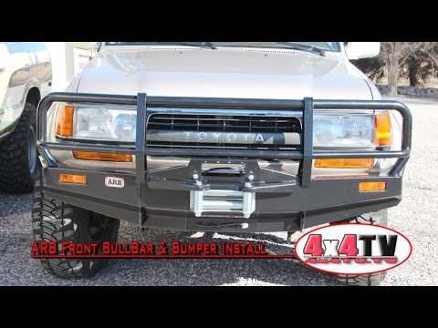 4x4TV Product Review - ARB Bullbar Install on Toyota FZJ80 Land Cruiser