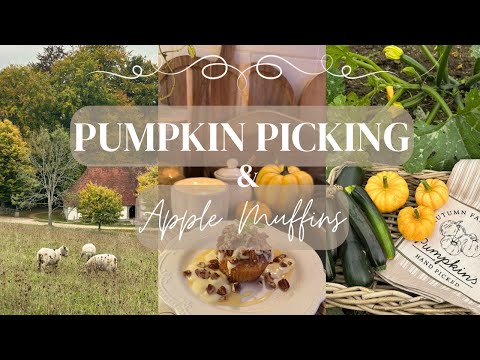 Slow Living English Countryside Vlog 🍂| Autumn in England, Cosy Tea Ritual, Pumpkin Harvest🎃