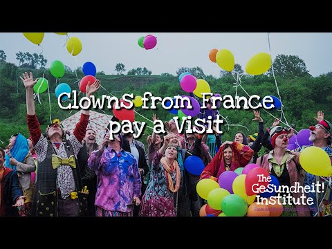 Clowns from France pay a Visit - Patch Adams