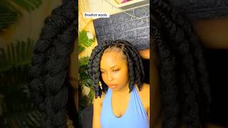 Brazilian wool loose braid #braids #hairstyle #brazilian #wool #beautiful #shorts #trending