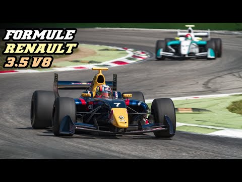 Formule Renault 3.5 V8 | with Sainz jr., Gasly, Sirotkin, De Vries, ... | Flybys, backfire & action